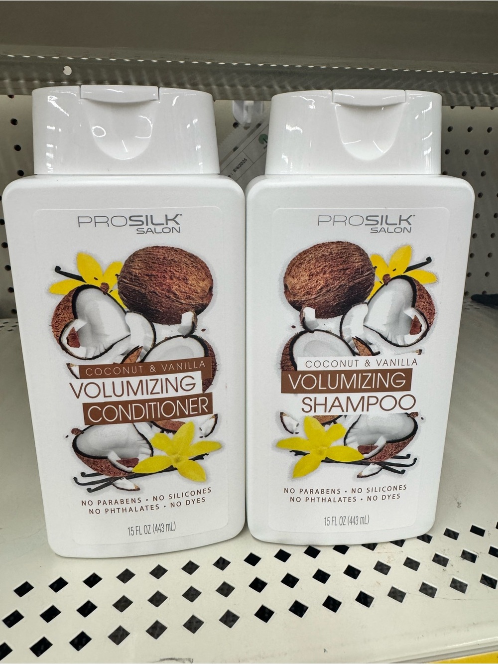 PROSILK Coconut & Vanilla Volumizing Shampoo - White